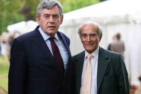 Gordon Brown and and Dr Hector Chawla have both spoken of the urgent need for Edinburgh's new eye hospital.  Picture: Alex Hewitt/Writer Pictures