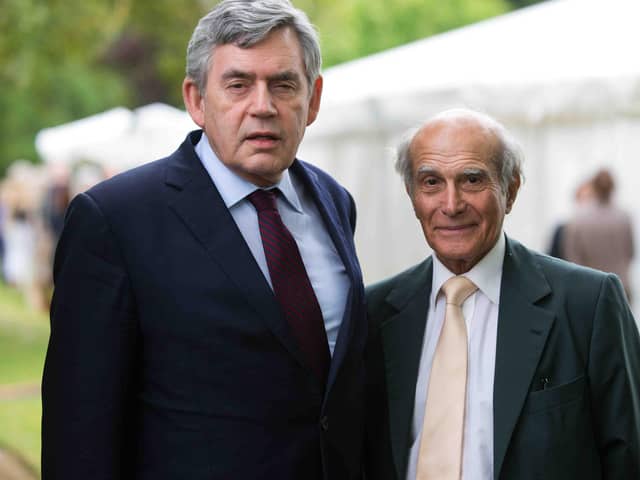 Gordon Brown and and Dr Hector Chawla have both spoken of the urgent need for Edinburgh's new eye hospital.  Picture: Alex Hewitt/Writer Pictures