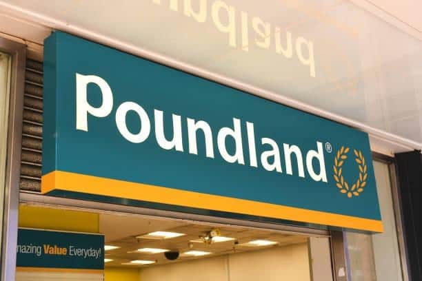 Poundland  store sign . Photo by Peter Dazeley/Getty Images