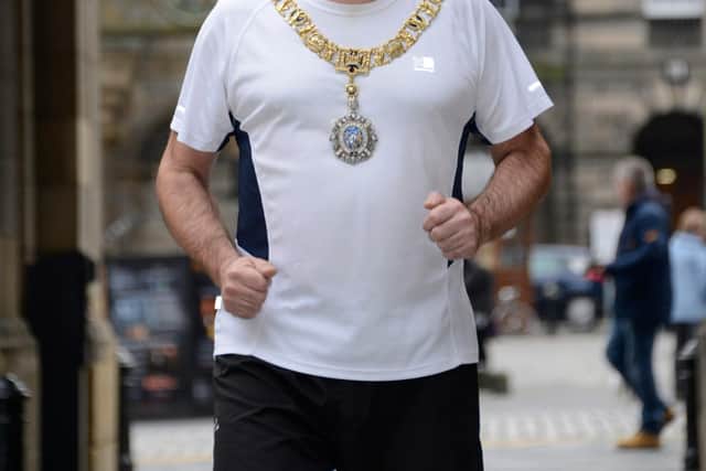 Donald Wilson ran five marathons as Lord Provost