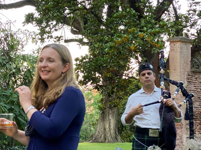 The UK embassy in Argentina is to host its first ever Burns Supper after diplomat Kirsty Hayes, whose family are from the poet's birthplace, was appointed as ambassador.