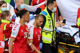 Christian Eriksen is recovering in hospital after collapsing on the pitch in Copenhagen.