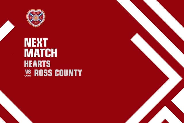 Hearts open their season at home to Ross County