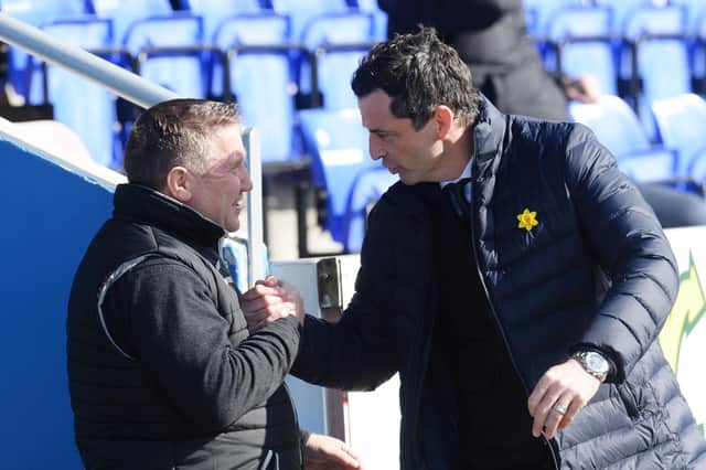 Hibs boss Jack Ross says he is happy that his friend, Inverness Caledonian Thistle manager John Robertson, has been given the support he needs by the Highland club. Photo by Sammy Turner/SNS Group