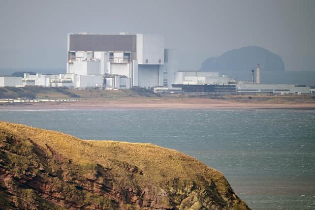 An oil spill occurred after an electric fault at the electricity substation in Torness power station.  (Photo by Jeff J Mitchell/Getty Images)