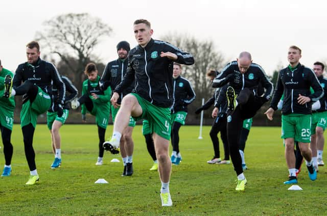 Hibs players return to training today for the first time since the shutdown in March. (Photo by Ross Parker / SNS Group)