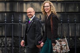 Scottish Greens co-leaders Patrick Harvie and Lorna Slater.