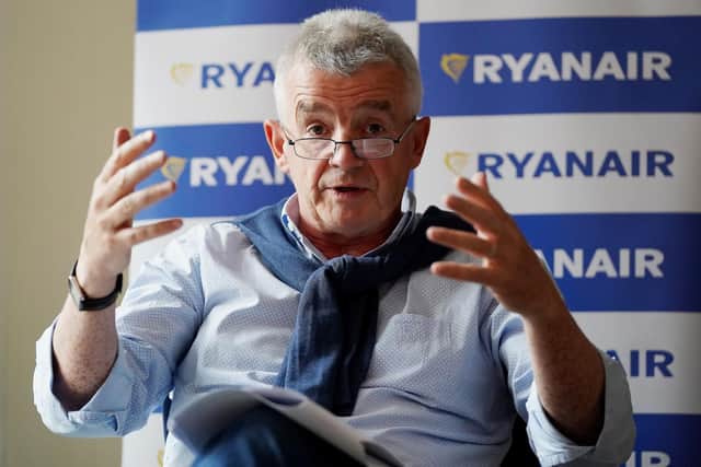 Ryanair boss Michael O'Leary has warned flight prices will be higher this summer due to soaring demand for European holidays. Picture: Jonathan Brady/PA Wire