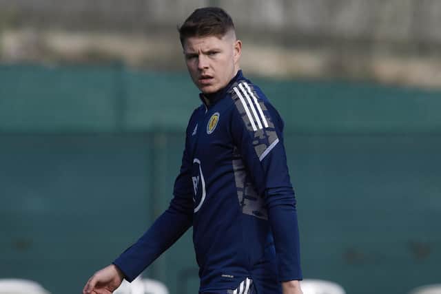 Kevin Nisbet is looking to force his way back into the national team set-up. He's made ten appearances for Scotland so far. Picture: SNS