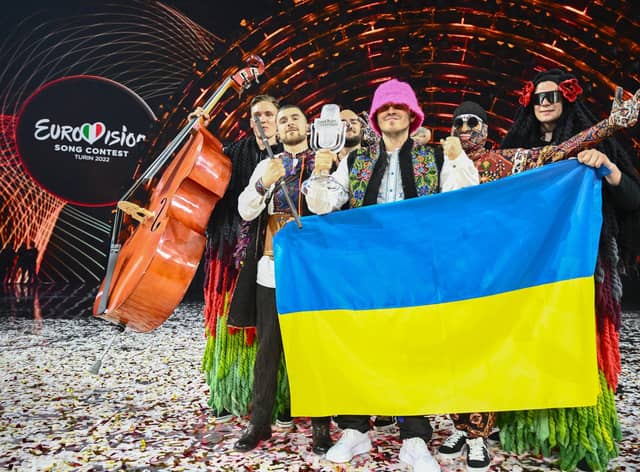 Edinburgh had no chance to stand in for Ukraine, following the Kalush Orchestra's victory last year, as Eurovision host (Picture: Marco Bertorello/AFP via Getty Images)
