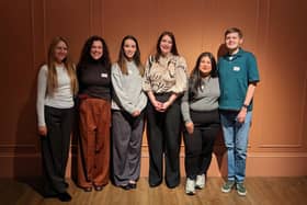 QMU students with Apex MD Averil Wilson