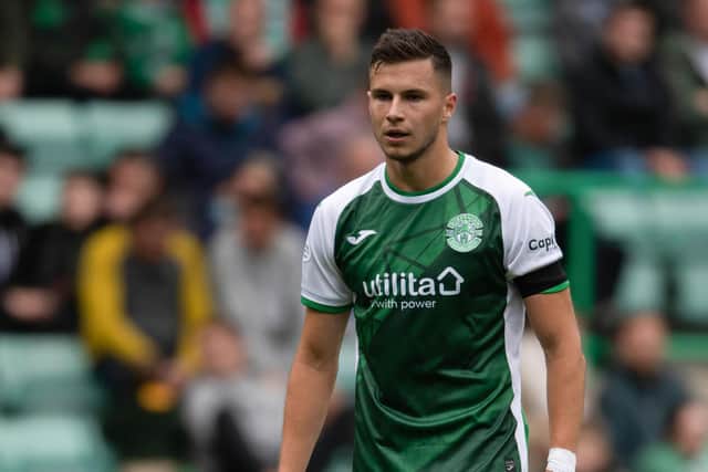 Mykola Kukharevych impressed during his first outing for Hibs against Aberdeen