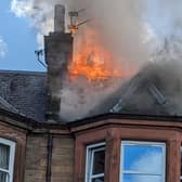 A major fire has broken out at a property in Seaview Terrace, Edinburgh