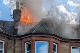 A major fire has broken out at a property in Seaview Terrace, Edinburgh
