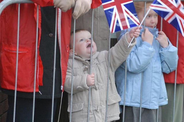 Youngsters get in on the royal occasion. Recognise them?