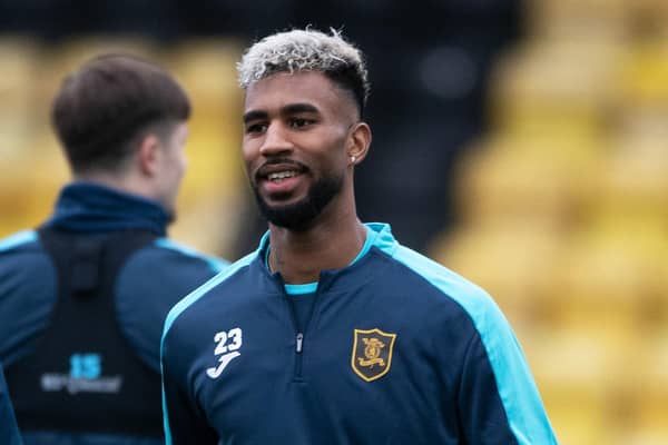 Luiyi De Lucas is training with Livingston, who hope to complete the signing of the Dominican Republic international soon. Picture: Paul Devlin / SNS