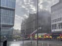 A fire has broken out at the Jenners Building in Edinburgh