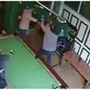 Six Celtic supporters and three Hibernian fans clashed at Gallagher's Irish Bar in Carlisle in October 2021. Photo Cumbria Police.