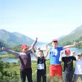 Edinburgh youngsters enjoy hiking on their summer holiday away.