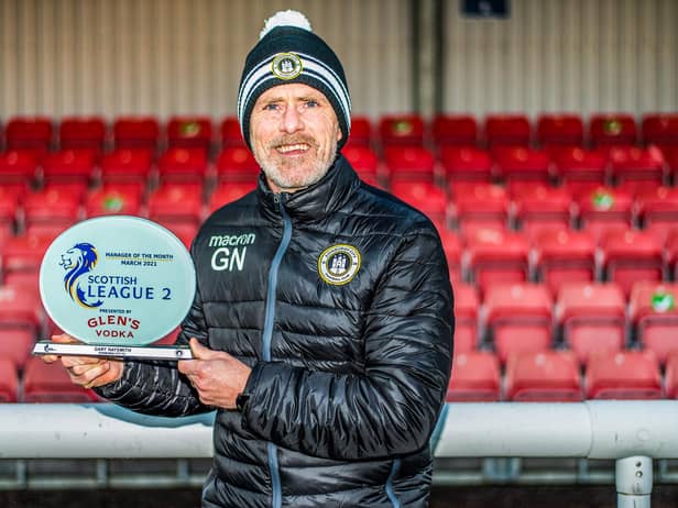Edinburgh City have won six and drawn one of seven league games under Gary Naysmith and he is League 2 manager of the month for March.