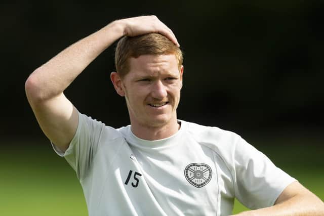 Kye Rowles hopes to play three or four games in a Hearts jersey before the World Cup. Picture: Mark Scates / SNS
