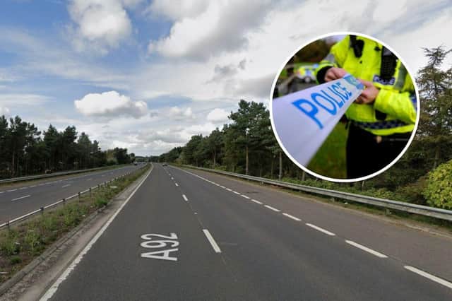 A man has died in a crash on the A92 at the Thornton bypass near Kirkcaldy, Fife.