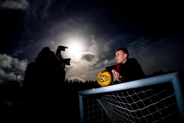 Hearts winger Lewis Moore is hoping to play regularly on loan at Arbroath.