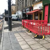 Pavement parking on Leith Walk