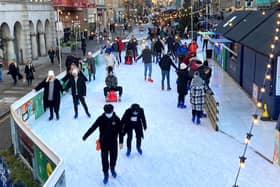 The ice rink on George Street was a highlight of Edinburgh's Christmas festival this year (Picture: Liam Rudden)
