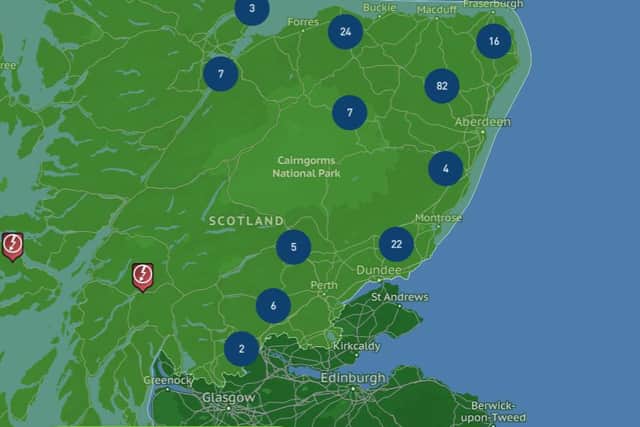 There are reports of numerous homes without power. Via Powertrack.co.uk