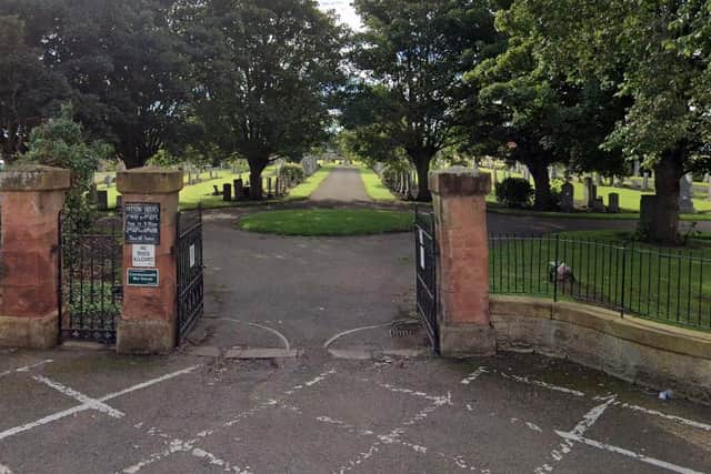 Local council start work on stabilising unsafe headstones in East Lothian cemetery.