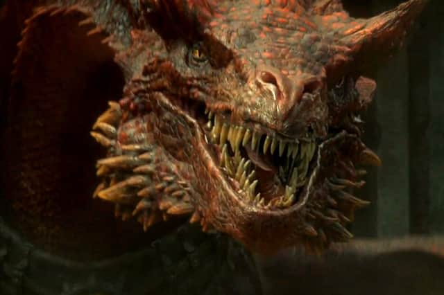 A guide to the dragons in Game of Throne prequel House of the Dragon (Image: Caraxes, HBO).