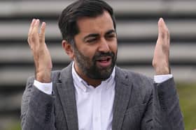 Humza Yousaf pictured outside V&A Dundee. Picture: Andrew Milligan/PA Wire