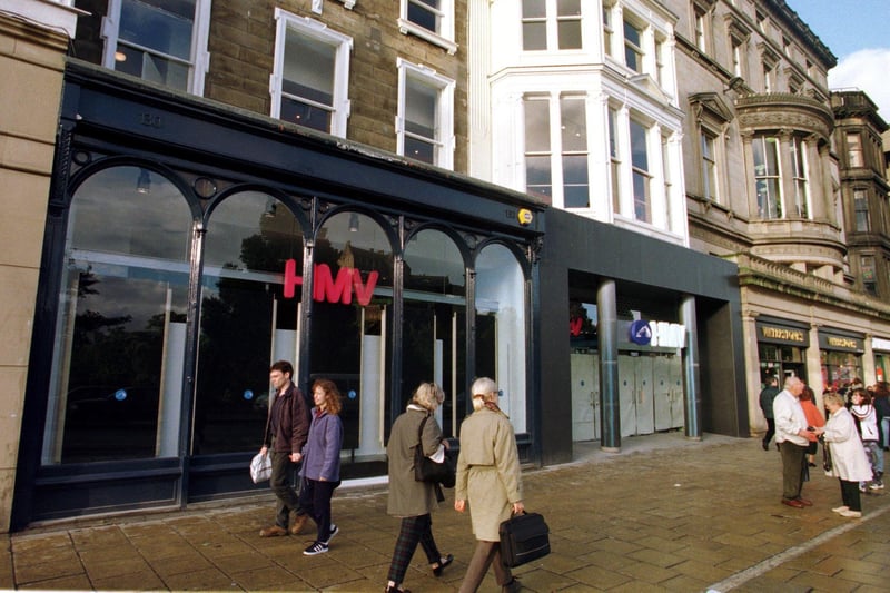HMV really was top dog for music back in the day. The Princes Street store was of course Edinburgh's flagship, and was massively extended in 1998 (pictured).