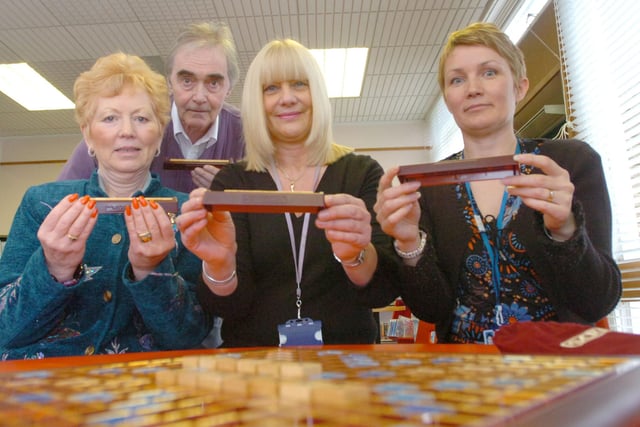 Seaton Carew library members Marian and Bill Ferguson, with library assistants Christine Carter, second right, and Jayne Downer, right, are pictured playing Scrabble 11 years ago. Who can tell us more about the occasion?