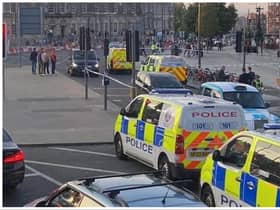 A 30-year-old man died and another man was taken to hospital following a disturbance in Edinburgh City centre on Friday. Photo: BBC