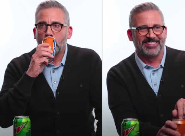 Steve Carell has tried Irn-Bru for the first time (LadBible)