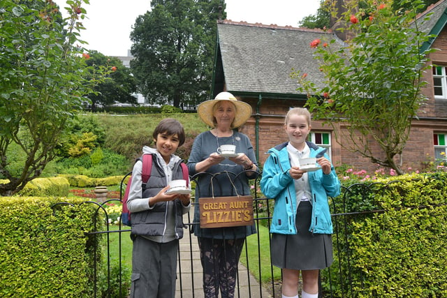 First aired in 2015, children's TV programme Teacup Travels ran for 45 episodes over two series on CBBC. The main character Great Aunt Lizzie, played by Gemma Jones, lived at West Gardener’s Cottage in West Princes Street Gardens. In the show she would tell great stories of her past adventures to her grandchildren over a cup of tea. With her collection of teacups each providing a story to tell.