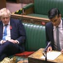 Chancellor of the Exchequer Rishi Sunak giving a statement to MPs in the House of Commons on economic measures. Picture: PA Wire