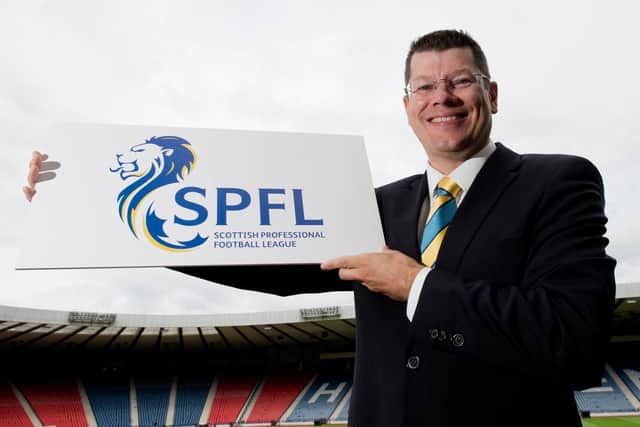 SPFL Chief Executive Neil Doncaster says it is "absolutely imperative" the league starts in August. Picture: SNS