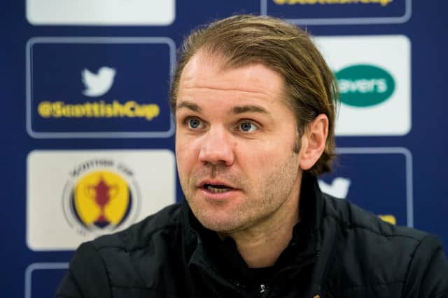 Hearts manager Robbie Neilson has 11 players carrying knocks but still expects to name a strong side to face St Mirren in the Scottish Cup on Saturday. (Photo by Ross Parker / SNS Group)