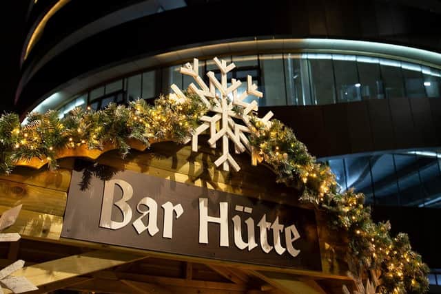 Bar Hutte with The W Hotel behind Pic: Jessica Shurte