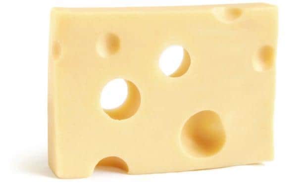 Plenty of holes: Swiss Cheese
Pic: Getty Images