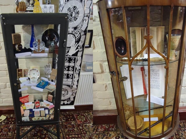 The display cabinets at the Museum of Magic, Fortune Telling and Witchcraft have so many interesting pieces for visitors to see.