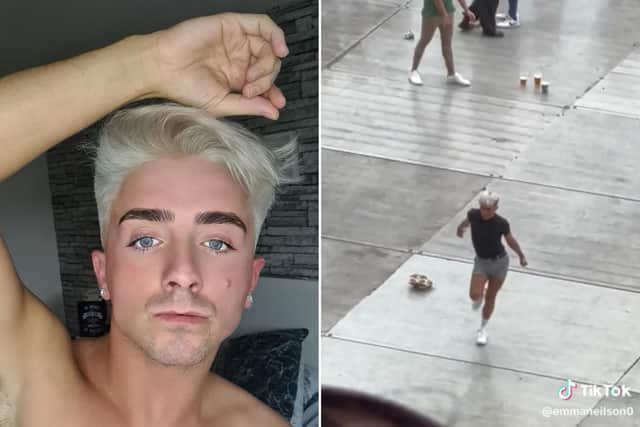 Frankie Duncan becomes a viral sensation after dancing in front of thousands of people before Beyonce concert at Murrayfield stadium.