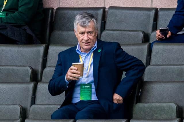 Hibs owner Ron Gordon believes fans should be afforded the option of a beer instead of just soft drinks when inside Scottish football grounds. Photo by Craig Foy / SNS Group
