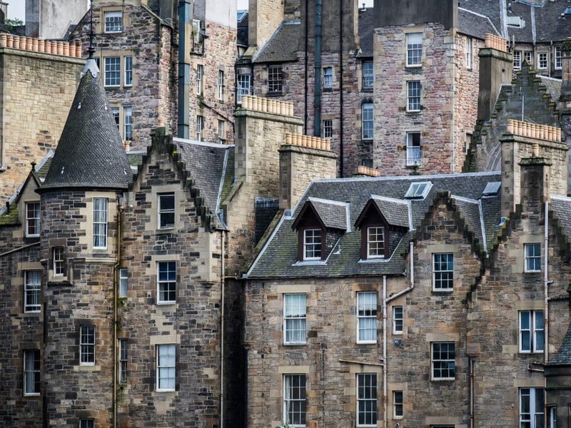 While most of Glasgow's old buildings have been torn down over the years, the centre of Edinburgh attracts millions of tourists every year to see buildings that have stood for hundreds of years, particularly along the length of the Royal Mile, with the city's Old Town and New Town designated as UNESCO World Heritage Sites.