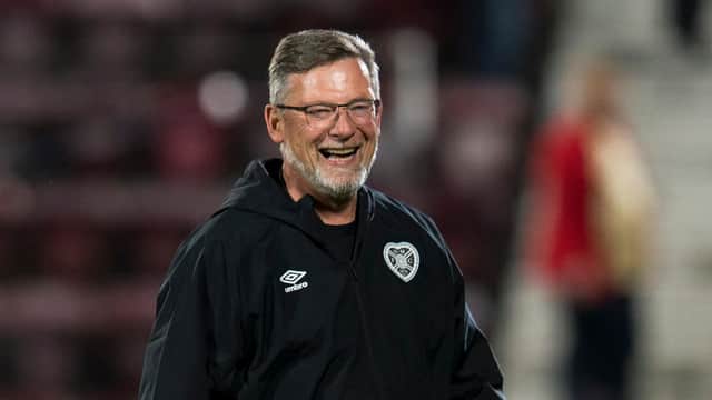 Hearts manager Craig Levein poked fun at his former team mate. (Photo by Bruce White / SNS Group)