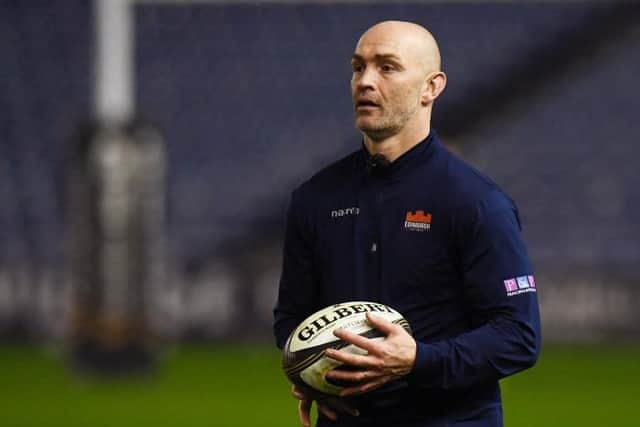 Edinburgh assistant coach Calum MacRae