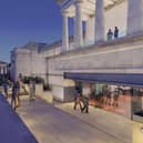 An artist's impression of the former Royal High School on Edinburgh's Calton Hill transformed into a new 'world-class centre for music education and public performance' (Image: Richard Murphy Architects)